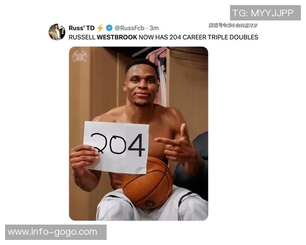 威少生涯第204次三双创佳绩360万无保障底薪下场均1575三分命中率达432